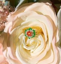 Handmade Beading Ring Christmas Gift Size Customize Made In USA Set Available