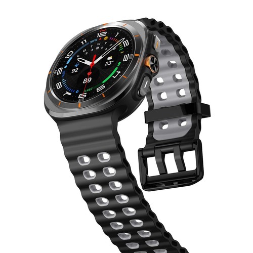 Bracelet sport en silicone pour Samsung Galaxy Watch Ultra/Ultra 2025 - Photo 34 sur 59
