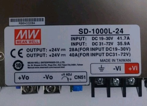 Meanwell 24v DC/DC Wandler SD-1000L-24.