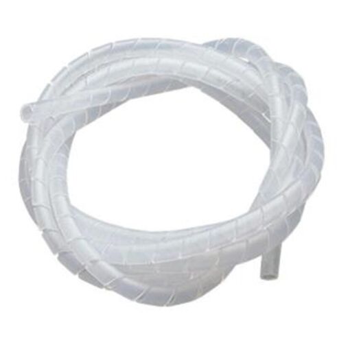 Cable Spiral Wrap Tidy CableOrganiser Wire Binding Black Natural Colours - Picture 2 of 12