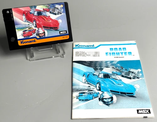 Road fighter + RC730 manual on Sony MSX (100% authentic)