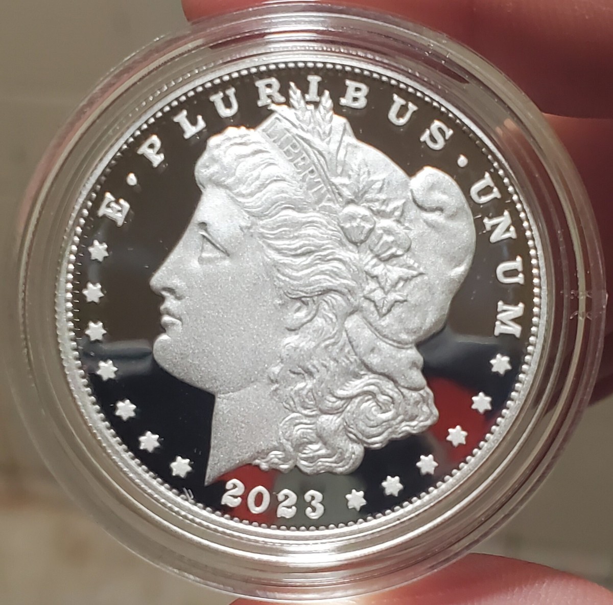 2023-S $1 MORGAN DOLLAR NGC PR70UCAM Congratulations Label Silver