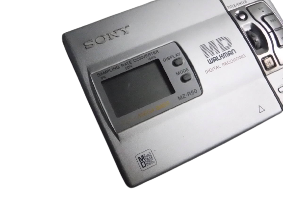 Sony MZ-R50 Mini Disc MD Digital Recorder Walkman Silver Very Good