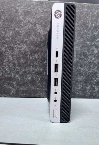 HP ProDesk 600 G5,-Intel Pentium Gold - 8GB RAM - 256GB SSD
