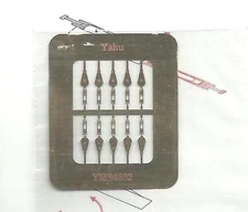 LUFTWAFFE LATCHES - 10 PIECES    YMS4802 1/48 YAHU