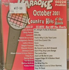 2001 OCT 60224 COUNTRY CHARTBUSTER KARAOKE CDG