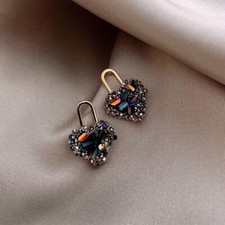 Love Heart Stud Earrings for Women,Heart Earrings,Crystal Stud Earrings,Gifts