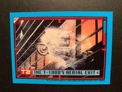 Terminator 2 (T2) Trading Card / Sticker #25 ( 1991 ) THE T