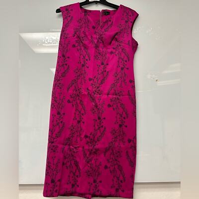 Worthington Womens Scuba Dress in Pink Floral New With Tags Size 10 | eBay