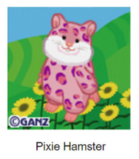 Webkinz Classic Pixie Hamster Code Only  messaged 