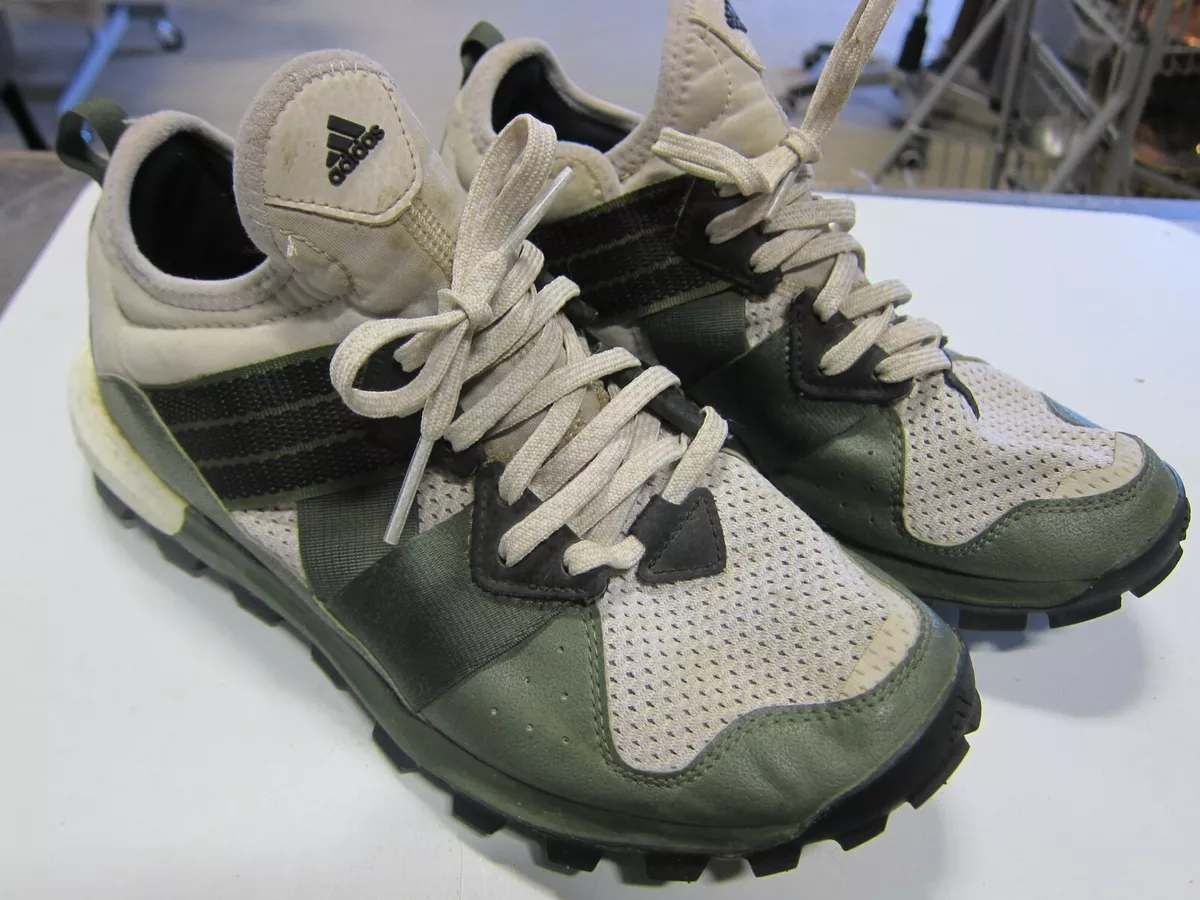 castigo Cruel Ruina Adidas Response Trail Boost BB3935 Men Size 7.5 Khaki Green/White Athletic  Shoes | eBay