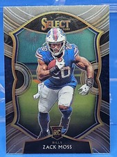 2020 Select Football Zack Moss Concourse RC Rookie Card Buffalo Bills #69 FREE S