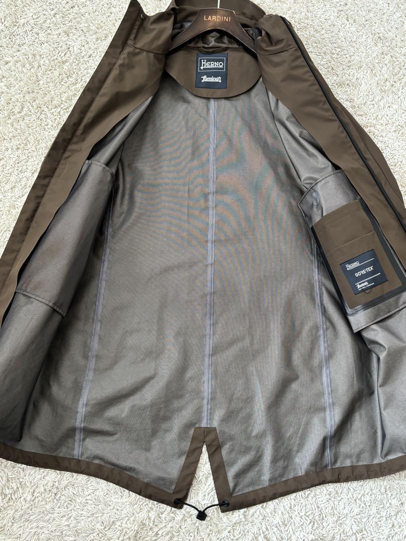 Herno Laminar M51 Mod Coat 46 Brown Gore-Tex Military Rare Herno Laminar M51 Mod Coat 46 Brown Gore-Tex Military Rare