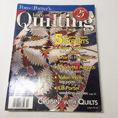 5 For the Love of Quilting Magazines Fons & Porter 2005-2008 - Picture 3 of 6
