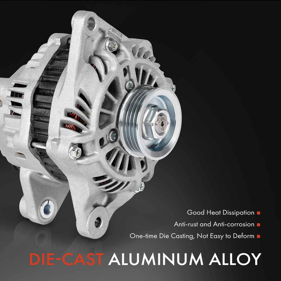 Alternador para Smart Fortwo 2008 2009-2016 L3 1,0 L 90A 12 voltios CW polea de 4 ranuras Foto 4 de 4