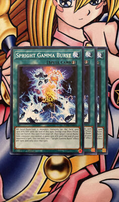 Spright Gamma Burst X3 POTE Common 1st Ed NM Yugioh