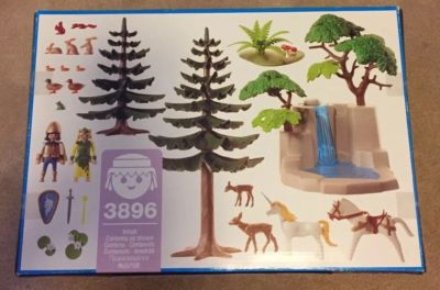 Playmobil 3896 Fairy's Waterfall Magic Forest Knight New Sealed