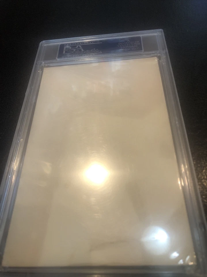 SATCHEL PAIGE: Autograph TCMA Postcard (PSA/DNA) - Image 3 of 4