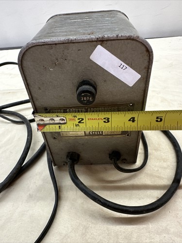 Cargador ligero de minería y batería de trigo vintage Mine Safety Appliance Co ~ ¡PROBADO! - Imagen 10 de 18