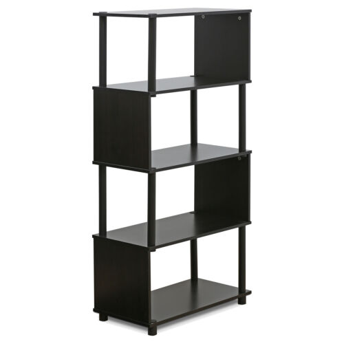Furinno 4-Tier Flexi Rack, Espresso 5-Tier