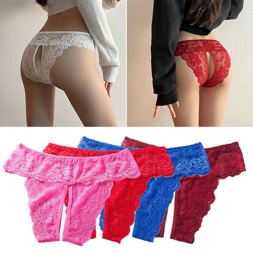 Sexy Höschen Mit Offenem Schritt Für Frauen Unterwäsche Slips Dessous!〕□ / - Picture 6 of 30