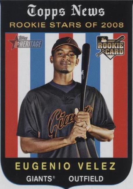 2008 Topps Heritage - Eugenio Velez #145 - 1 of 1