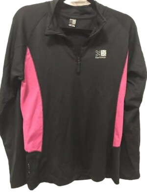 Karrimor Womens XL 1/4 Zip Pullover Reflective Lightweight Jacket
