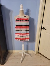 Cynthia Rowley Large Blouse Womens Multicolored Sleeveless