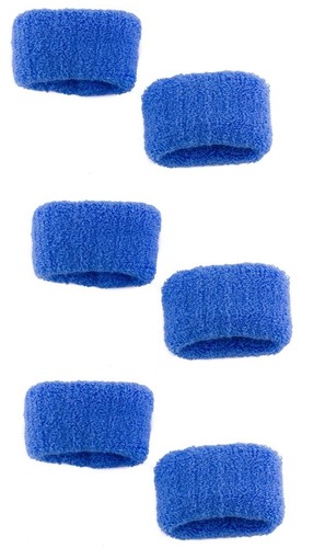6x Thick Small Soft Hair Ponio Towelling Scrunchies Donuts Bobbles Bands Girls - Picture 3 of 9