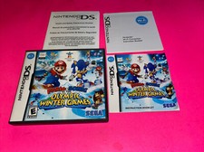 Mario  Sonic Olympic Winter Games Case And Manual Only  No Game 