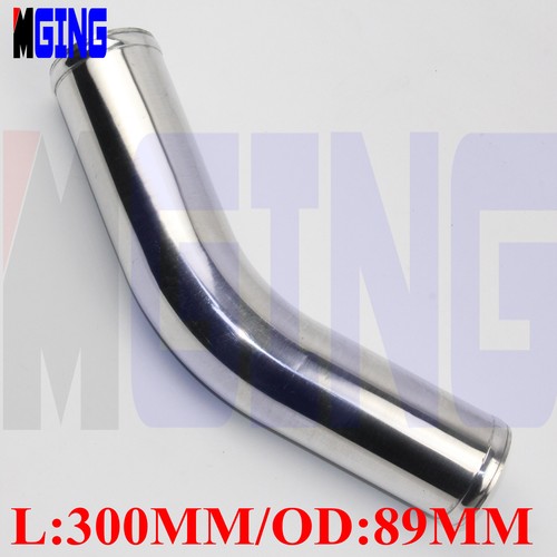3.5" inch 89mm Elbow Aluminum Turbo Intercooler Pipe Piping Tubing 45 Degree - Picture 3 of 4