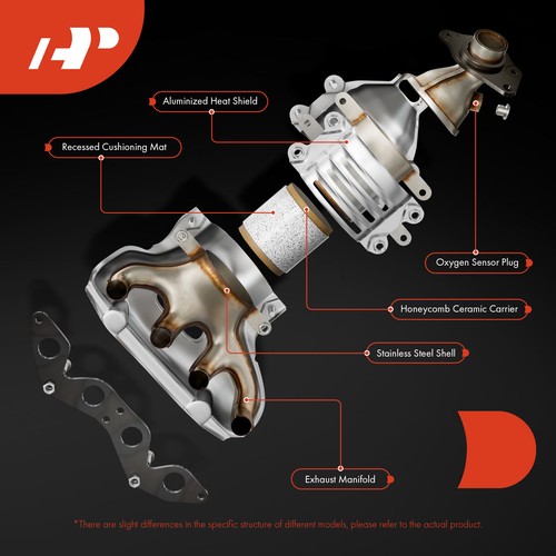 Convertidor catalítico delantero derecho para Hyundai Tucson 2005-2009 Kia Sportage 05-10 - Imagen 4 de 12