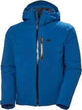 HELLY HANSEN Men's M MEDIUM BLUE DEEP FJORD Swift STRETCH Ski Jacket Regular Fit