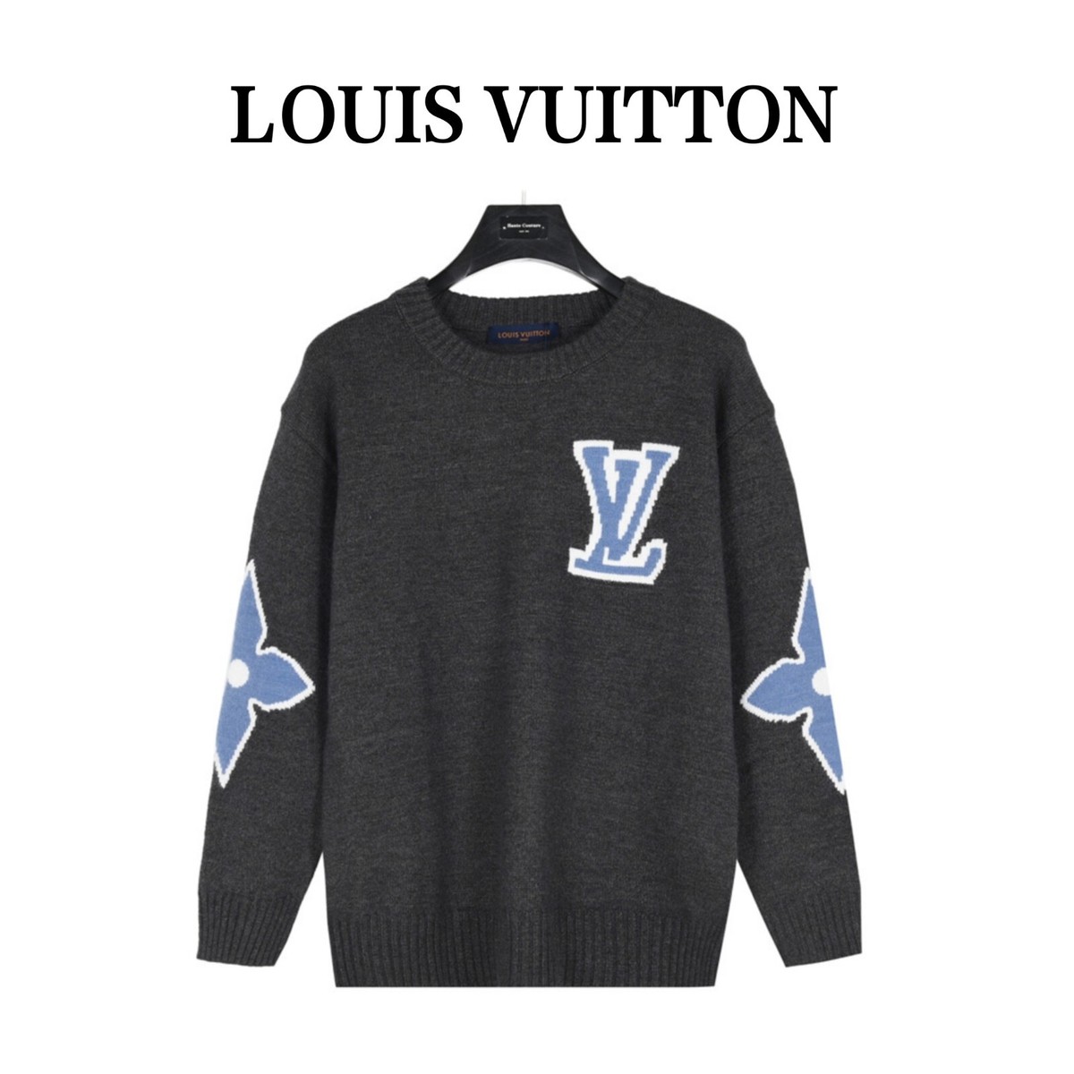 LOUIS VUITTON モヘアニット M ネイビー LOUIS VUITTON Chunky Wool Blend Pullover For Men Size M | eBay