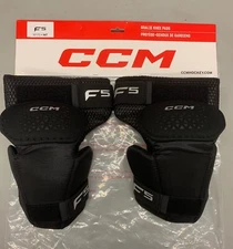 CCM Axis F5 Goalie Knee Pads | Hockey Goal Knee Pad Protection Thigh Pad INT
