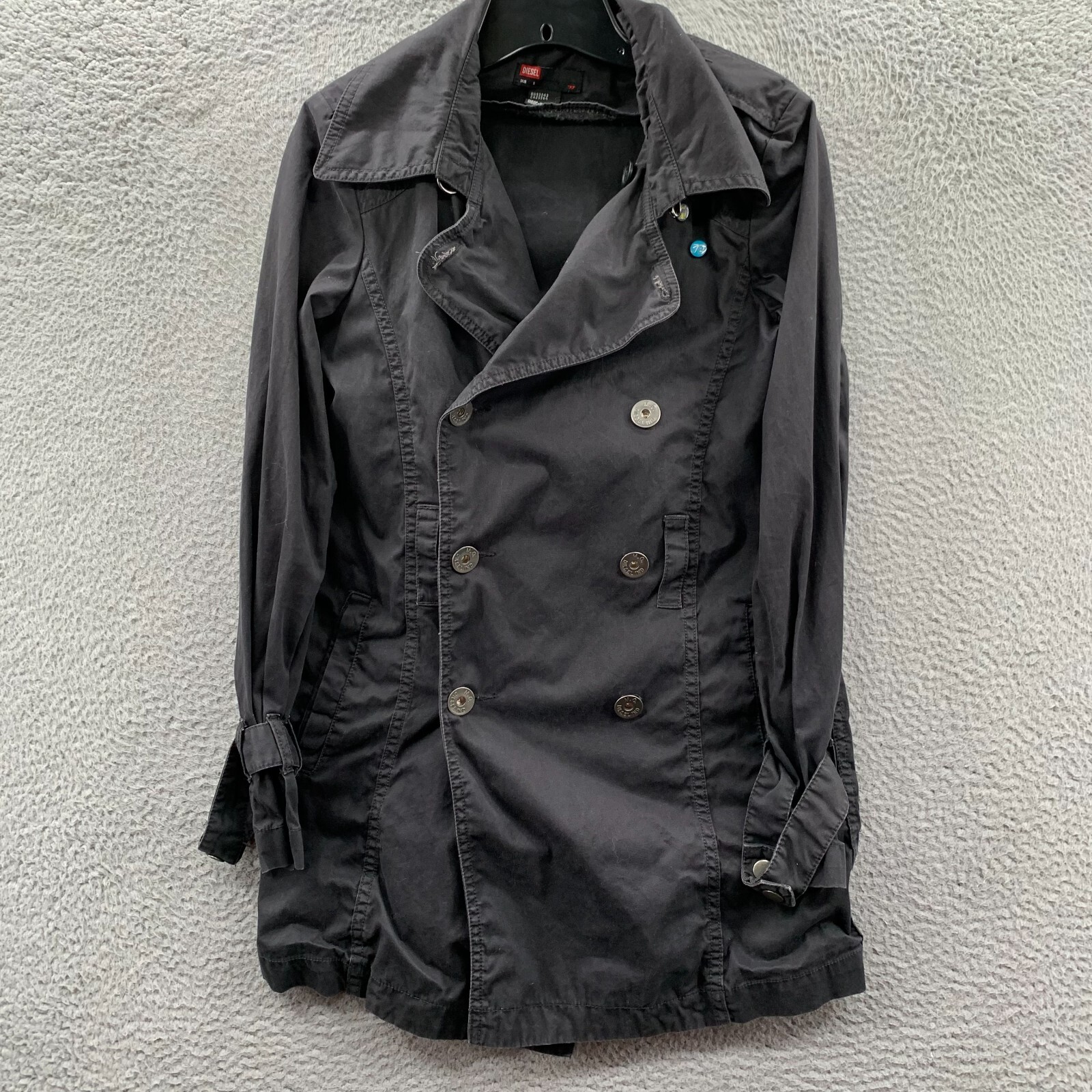 DIESEL Jacket Womens Small Top Black