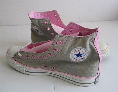 grey pink converse womens