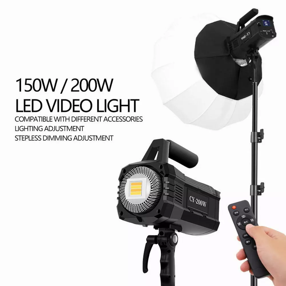 150W 200W LED Continuous COB Light Soft Lamp for Live Studio Photo Video
