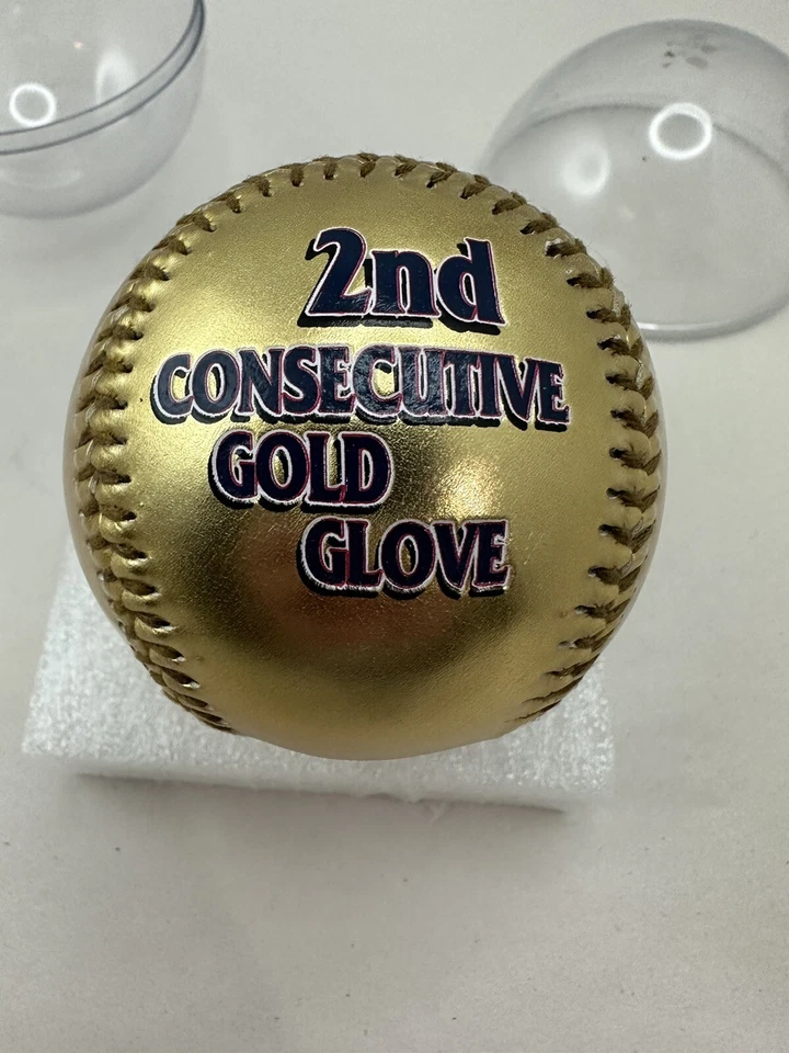 Torii Hunter MN Twins MLB 2002 — 2-я подряд золотая перчатка — золотая фотобол РЕДКАЯ - Изображение 4 из 4