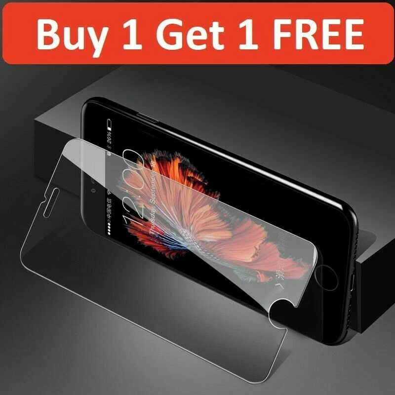 For iPhone 7 6 6s 5 5s 8 Plus SE 2 2020 Tempered Glass Screen Protector Genuine - Image 2 of 4