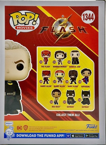 Funko Pop! Movies The Flash Batman (Keaton) Unmasked #1344 PX. Neu & ungeöffnet - Bild 2 von 5