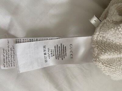 Authentic Gucci Hooded sweatshirt with Interlocking G Off