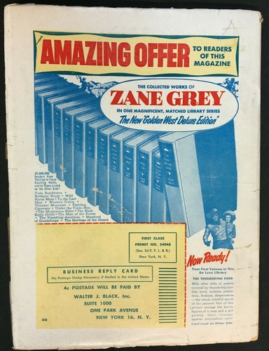 FANTASTIC STORY MAGAZINE PULP MAGAZINE JULY 1953 VG PHILIP K. DICK - Picture 2 of 2