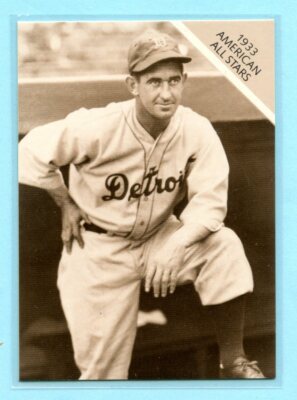 1933 American All Stars -- Gordon Stanley Cochranel -- Philadelphia -- Box 123