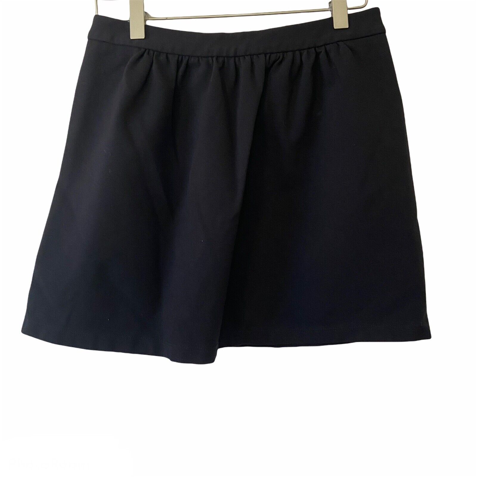 J. Crew Factory Black Mini Skirt w/ Back Closure … - image 1