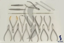 `18 PCs Basic Orthodontics Dental Instruments Set Composite Kit Premium Quality