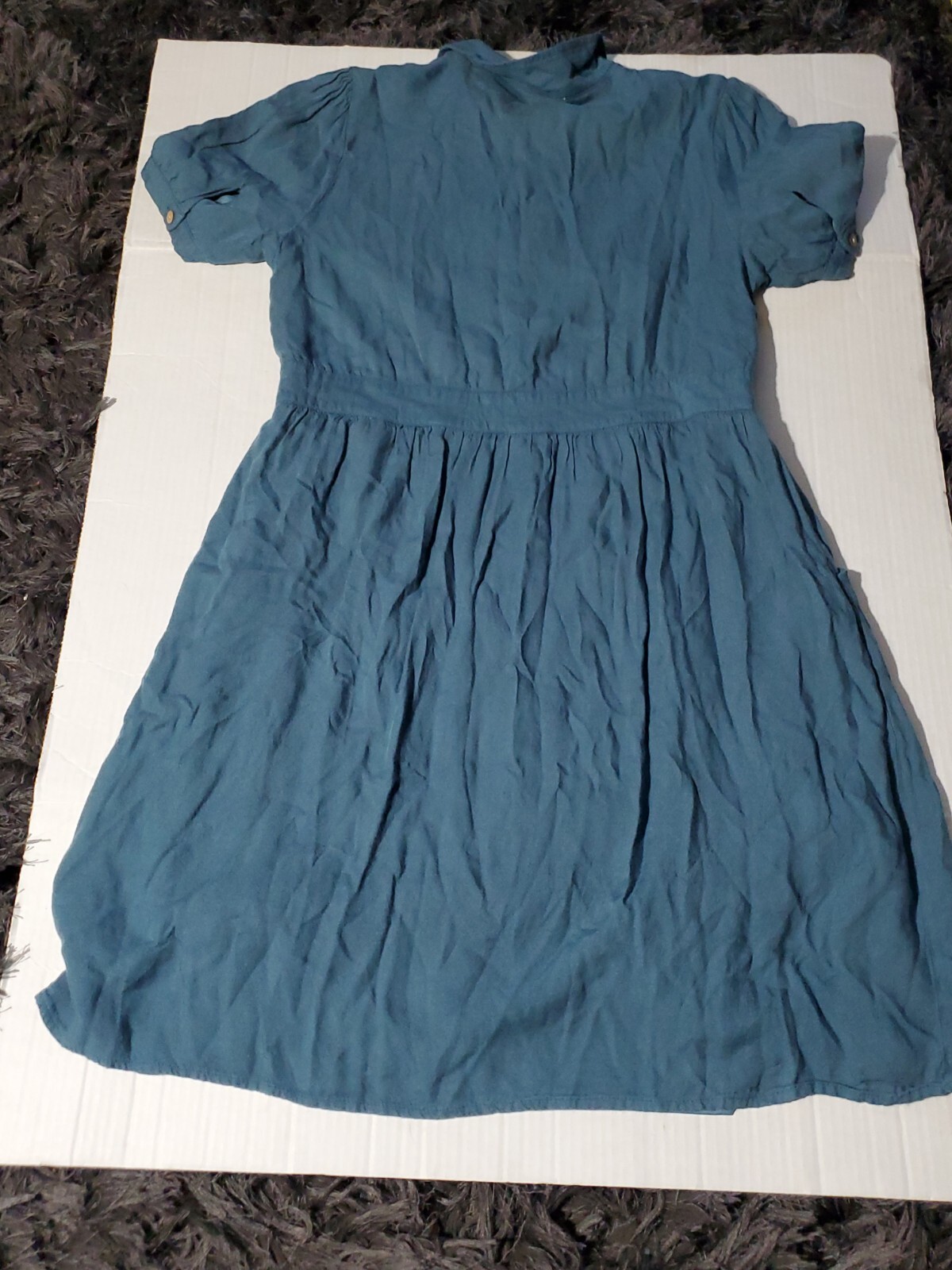 Hidden Valley Retro Button Down Blue Medium Shirt… - image 8