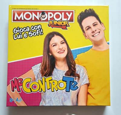 Brettspiel '' Ich gegen dich '' Monopoly Junior - Spiele mit ihm und Sofi! 5+