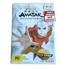 Avatar The Legend of Aang Nintendo Wii Game Complete with manual PAL GC