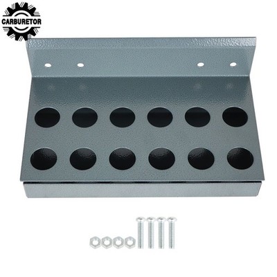 High Precision R8 Collets Rack 12 Holes Heavy Gauge Steel Collet Chucks